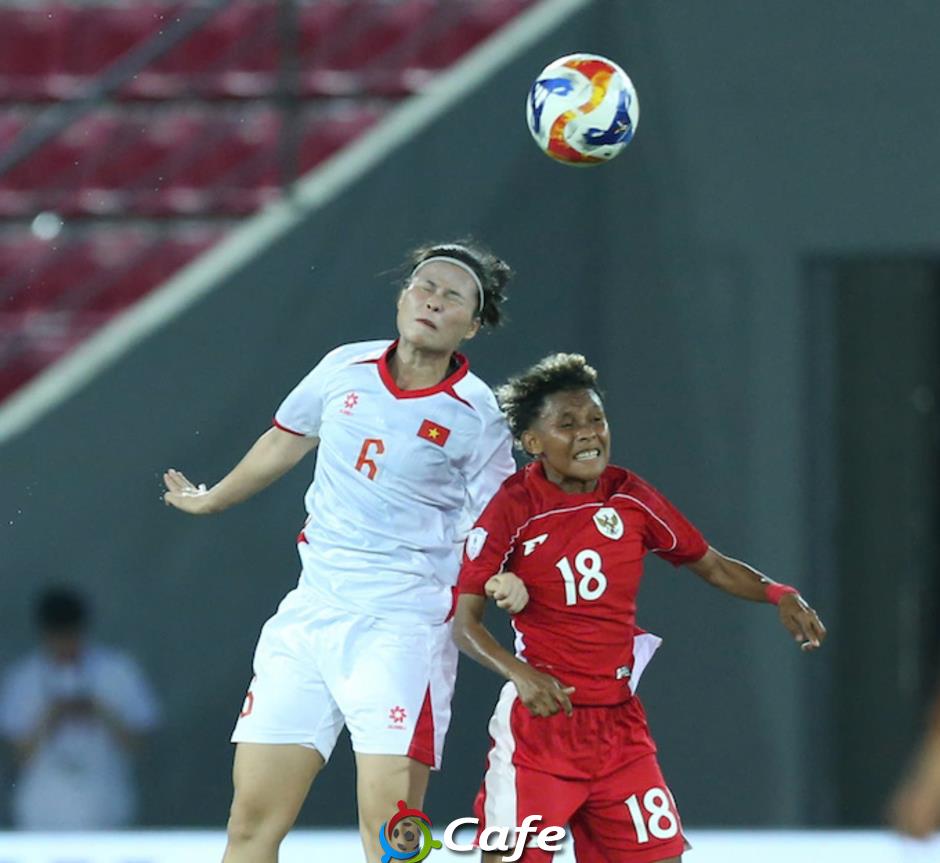 ĐT nữ Indonesia 0–7 ĐT nữ Việt Nam: Thắng đậm, nhưng ĐT nữ Việt Nam vẫn đứng nhì bảng A