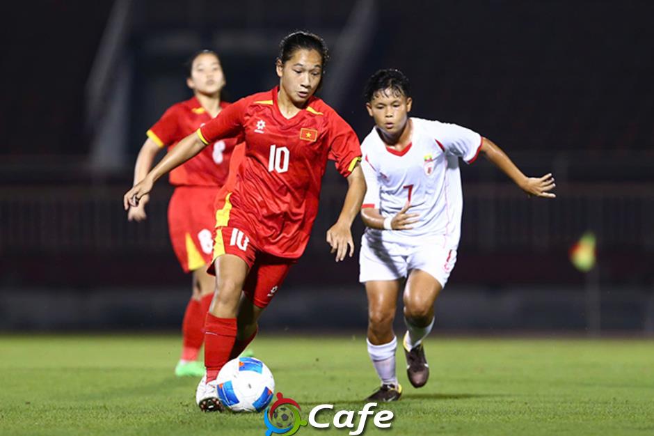 Kết quả U19 nữ  Việt Nam 2-0 U19 nữ  Myanmar: Khởi đầu thuận lợi