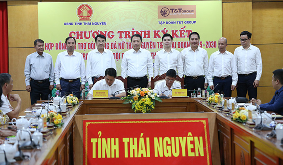 Thái Nguyên T&T được tài trợ thêm 5 năm, quyết cạnh tranh ngôi vô địch giải nữ