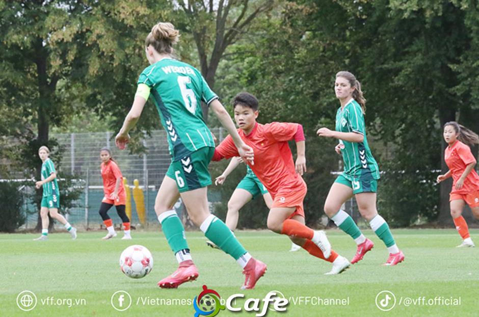 U17 nữ Việt Nam nỗ lực trước Werder Bremen II