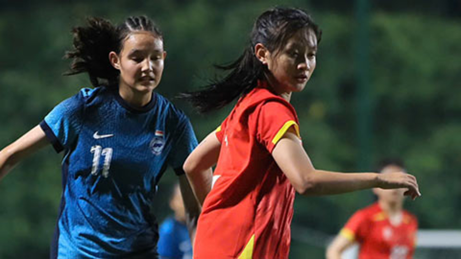 U20 nữ Việt Nam thắng đậm trận ra quân vòng loại châu Á