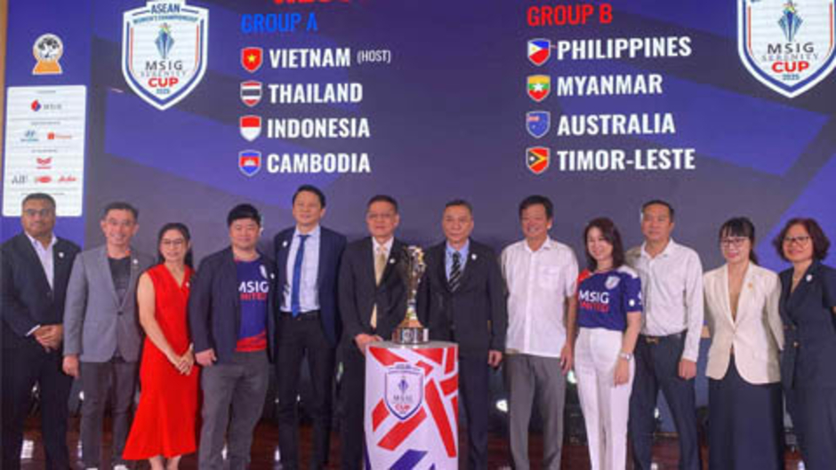 Việt Nam sớm đụng độ Thái Lan tại giải vô địch nữ Đông Nam Á 2025