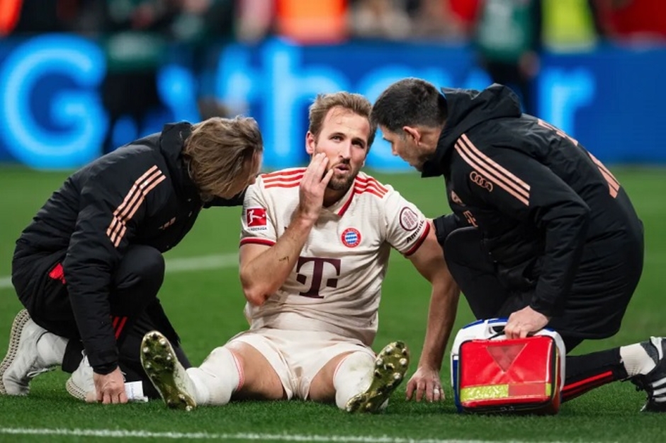 Harry Kane chấn thương sau trận hòa của Bayern 