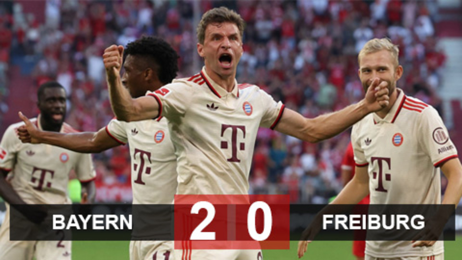 Kết quả Bayern 2-0 Freiburg: Hùm xám duy trì mạch thắng