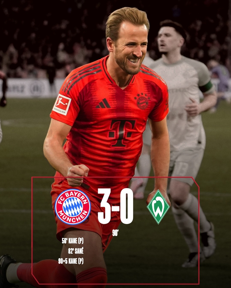 Kết quả Bayern 3-0 Bremen: Bayern vững ở đỉnh bảng