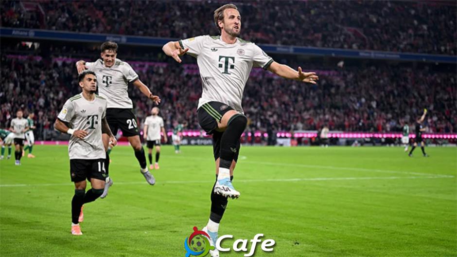 Kết quả Bayern Munich 4-0 Bremen: Không thể cản Kane