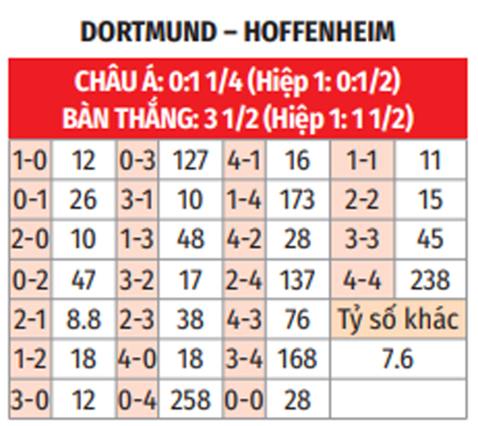 Nhận định bóng đá Dortmund vs Hoffenheim, 23h30 ngày 15/12: Chủ nhà có niềm vui