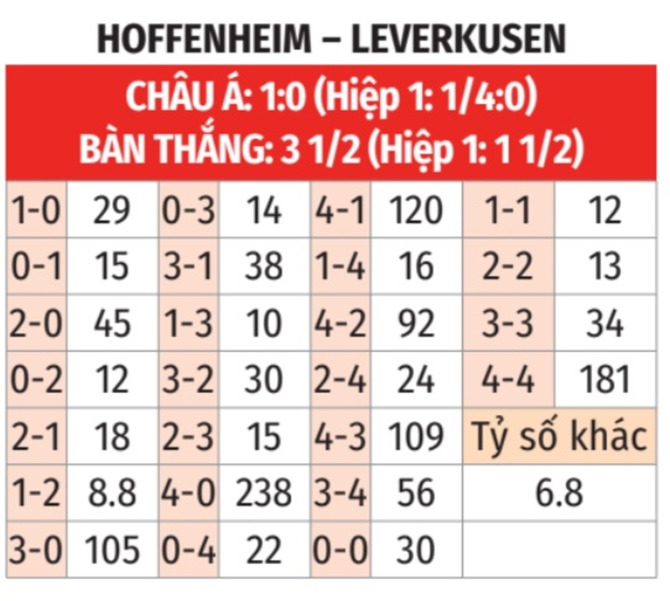 Nhận định bóng đá Hoffenheim vs Leverkusen, 20h30 ngày 14/9: Đề phòng ngã tiếp!