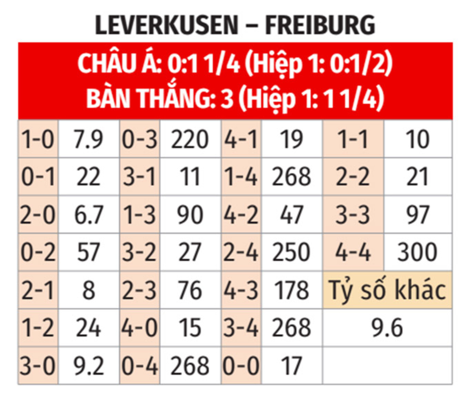 Nhận định bóng đá Leverkusen vs Freiburg, 00h30 ngày 22/12: Thiên đường thứ tám