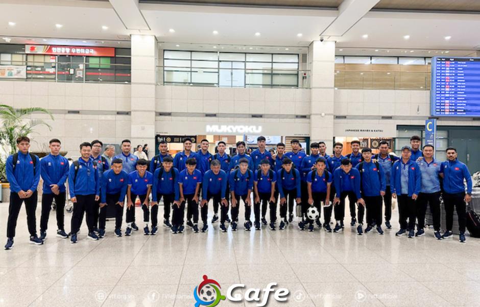 ĐT U18 Việt Nam có mặt tại Hàn Quốc, sẵn sàng cho giải giao hữu quốc tế