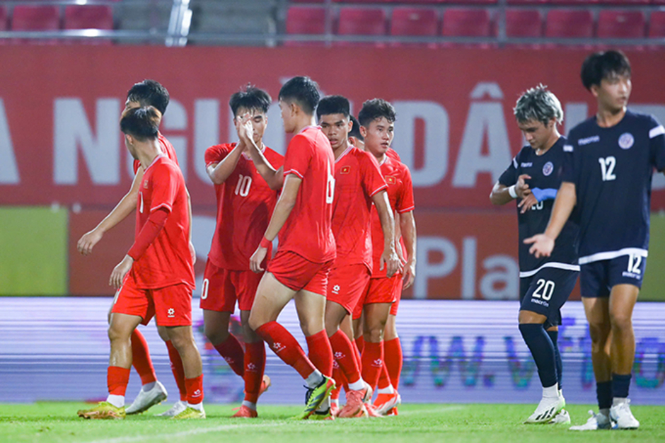 Kết quả U20 Việt Nam 3-0 U20 Guam: Vững ở ngôi đầu