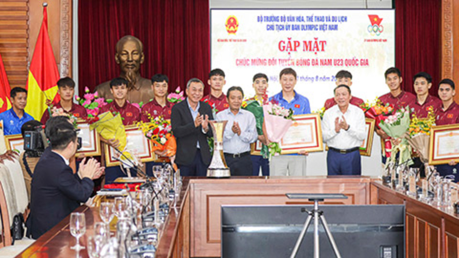 U23 Việt Nam vinh dự nhận Bằng khen của Thủ tướng Chính phủ