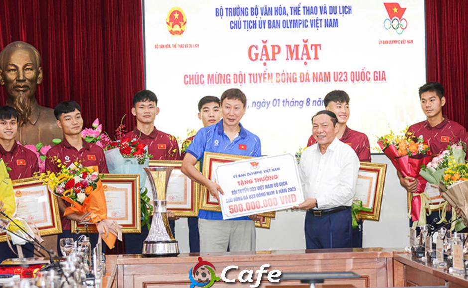 U23 Việt Nam vinh dự nhận Bằng khen của Thủ tướng Chính phủ