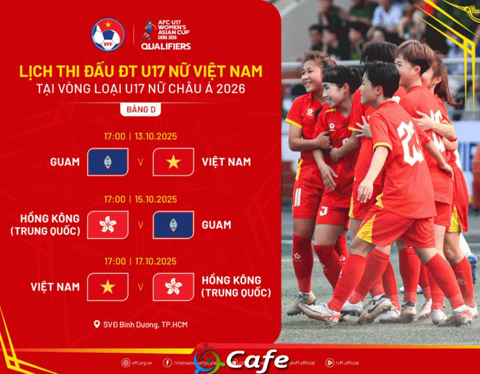 Vòng loại U17 nữ châu Á 2026: Việt Nam tự tin hướng ra 'biển lớn' Vòng loại U17 nữ châu Á 2026: Việt Nam tự tin hướng ra 'biển lớn'