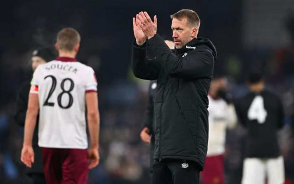 Graham Potter đi vào lịch sử ngay trận đầu dẫn dắt West Ham