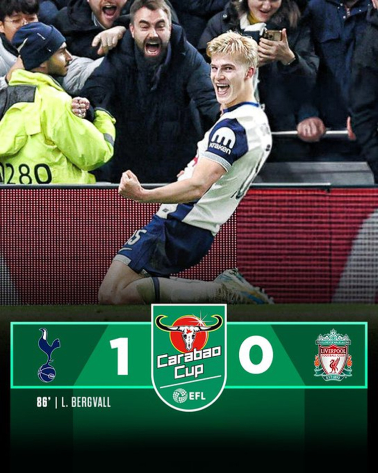 Kết quả Tottenham 1-0 Liverpool: Spurs giành lợi thế vào chung kết