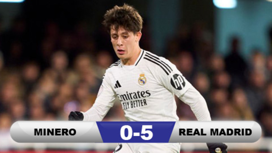 Kết quả Minera 0-5 Real Madrid: Los Blancos đại thắng 