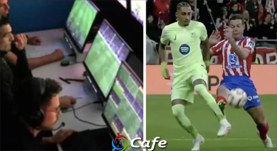 Tranh cãi quanh tình huống phạm lỗi của hậu vệ Atletico với Raphinha