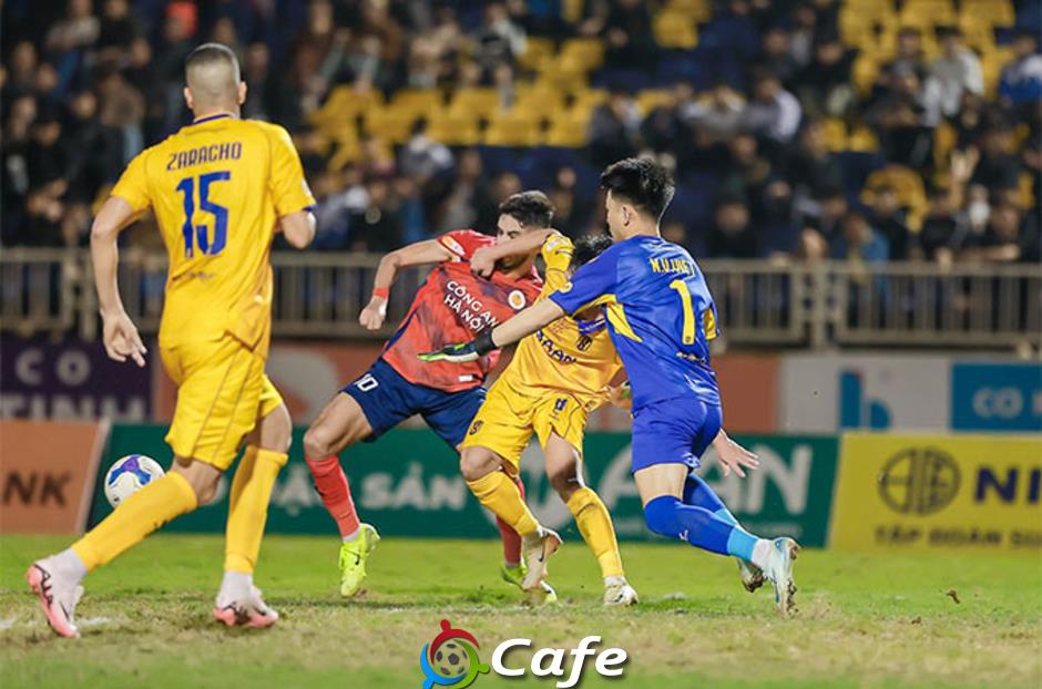 Trực tiếp bóng đá SLNA vs CAHN, 18h00 chiều nay
