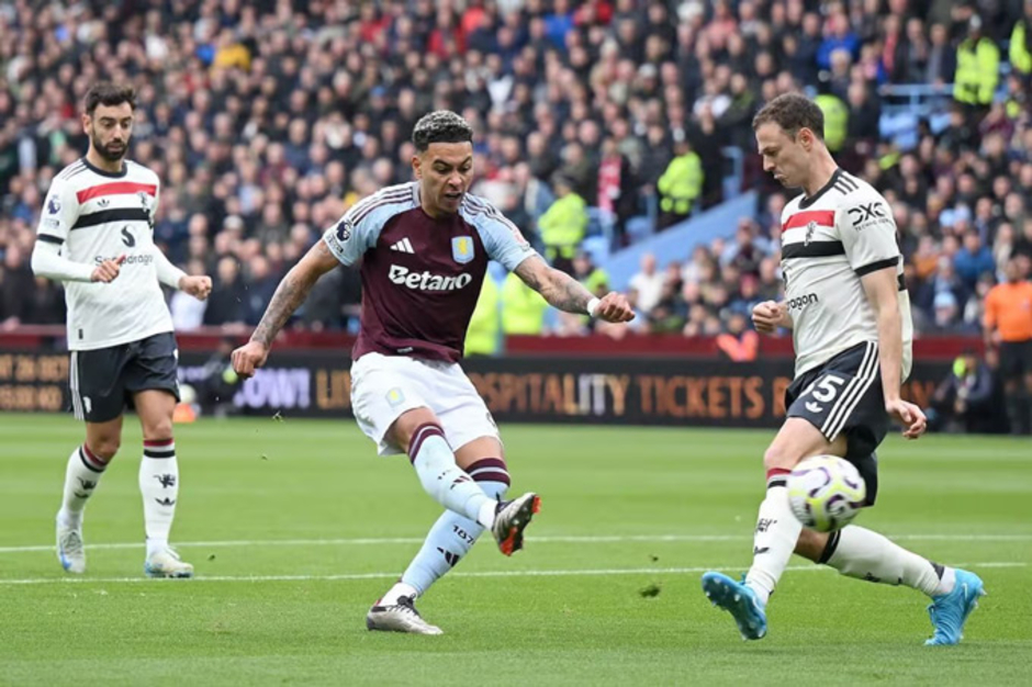 Trực tiếp Aston Villa 0-0 MU: Xà ngang từ chối bàn của Fernandes