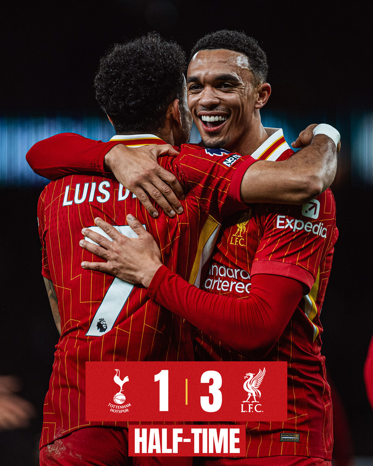 Trực tiếp Tottenham 1-5 Liverpool: Salah lập cú đúp