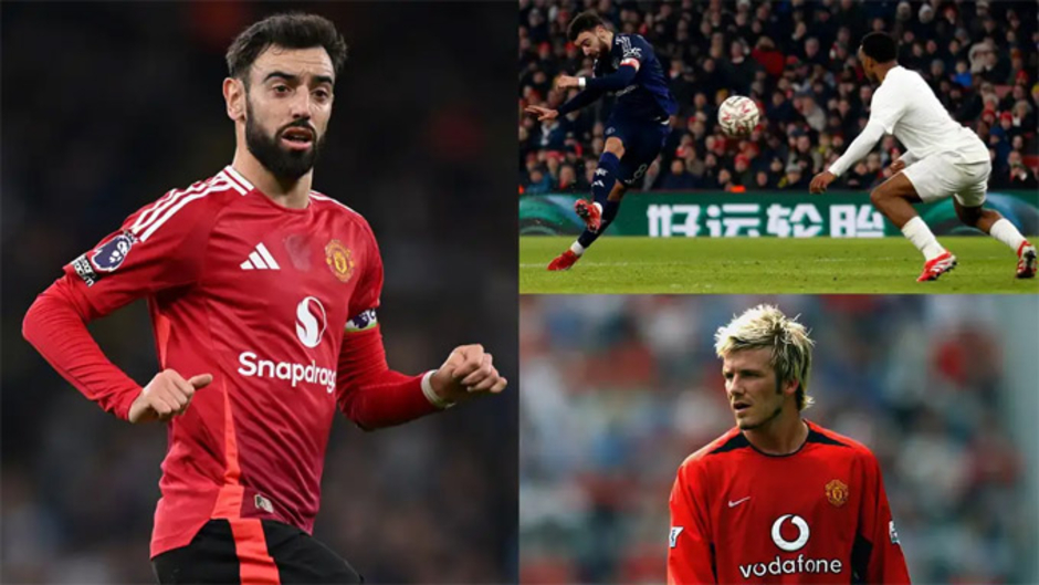 Bruno Fernandes vượt qua kỷ lục của huyền thoại Beckham