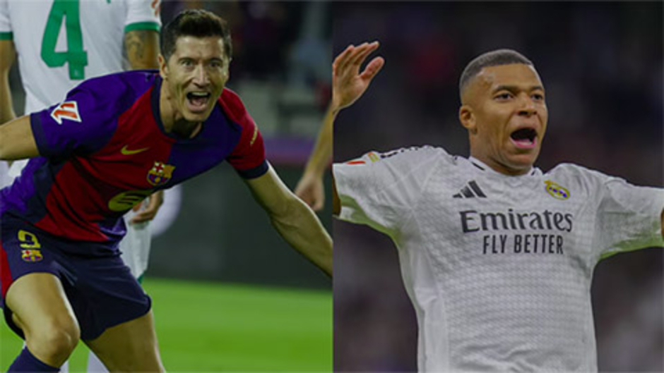 Chỉ còn Lewandowski và Mbappe đua Pichichi