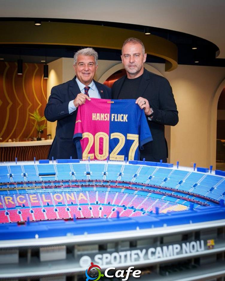 Hansi Flick chính thức gia hạn hợp đồng với Barca đến năm 2027