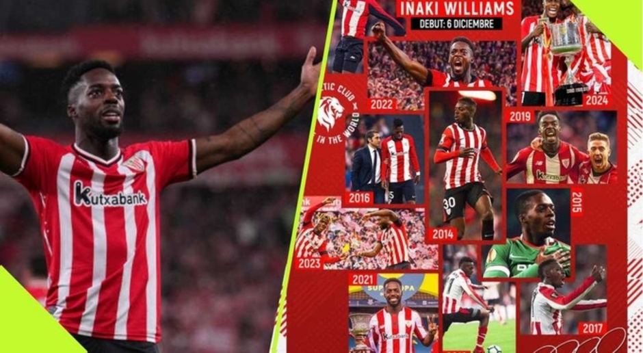 Inaki Williams: 10 năm, 1 tình yêu duy nhất với Bilbao