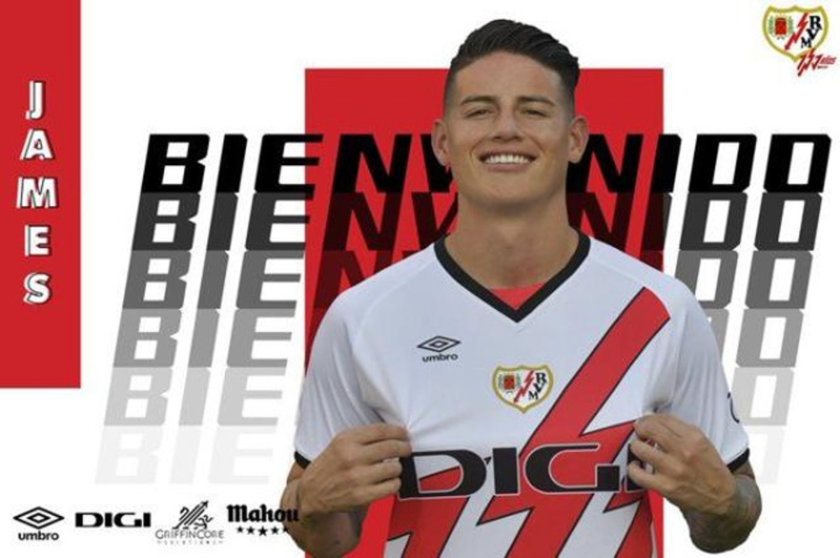 James Rodriguez chấm dứt hợp đồng với Rayo Vallecano chỉ sau 6 tháng