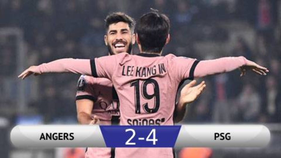 Kết quả Angers 2-4 PSG: PSG xây chắc đỉnh bảng