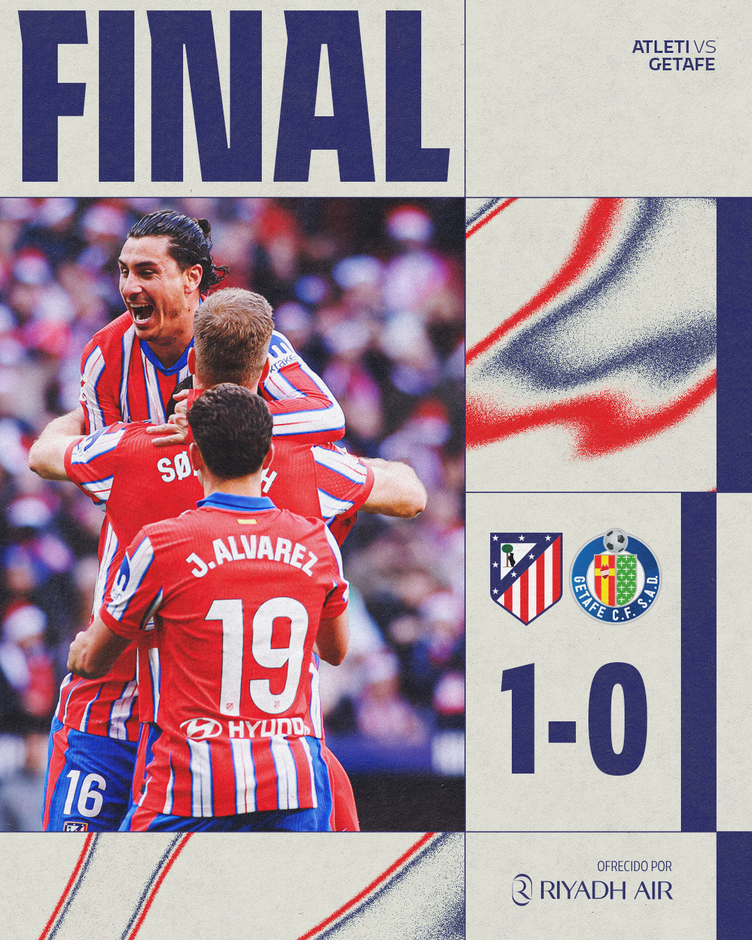 Kết quả Atletico 1-0 Getafe: 3 điểm nhọc nhằn