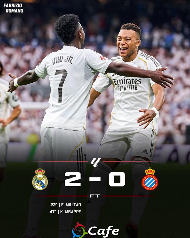 Kết quả Real 2-0 Espanyol: Los Blancos tiếp tục mạch thắng dưới thời Alonso