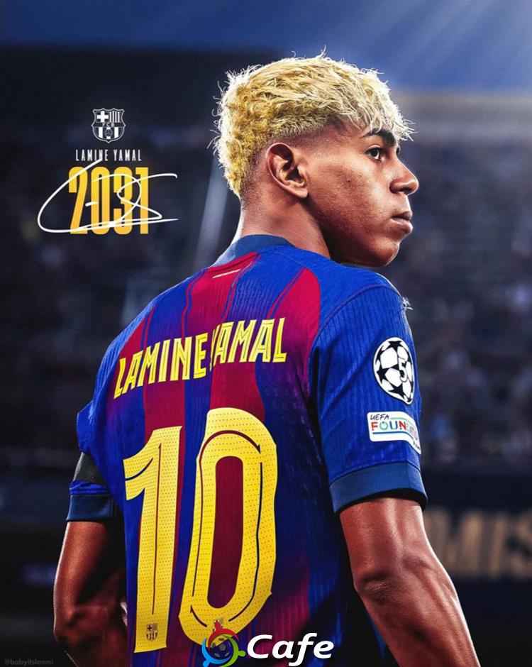 Lamine Yamal ký hợp đồng 6 năm với Barca và nhận áo số 10 huyền thoại