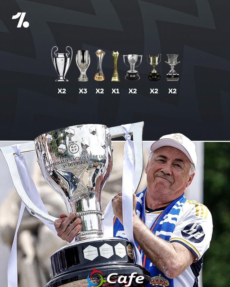 Lời nguyền của Real Madrid đã báo hại Carlo Ancelotti