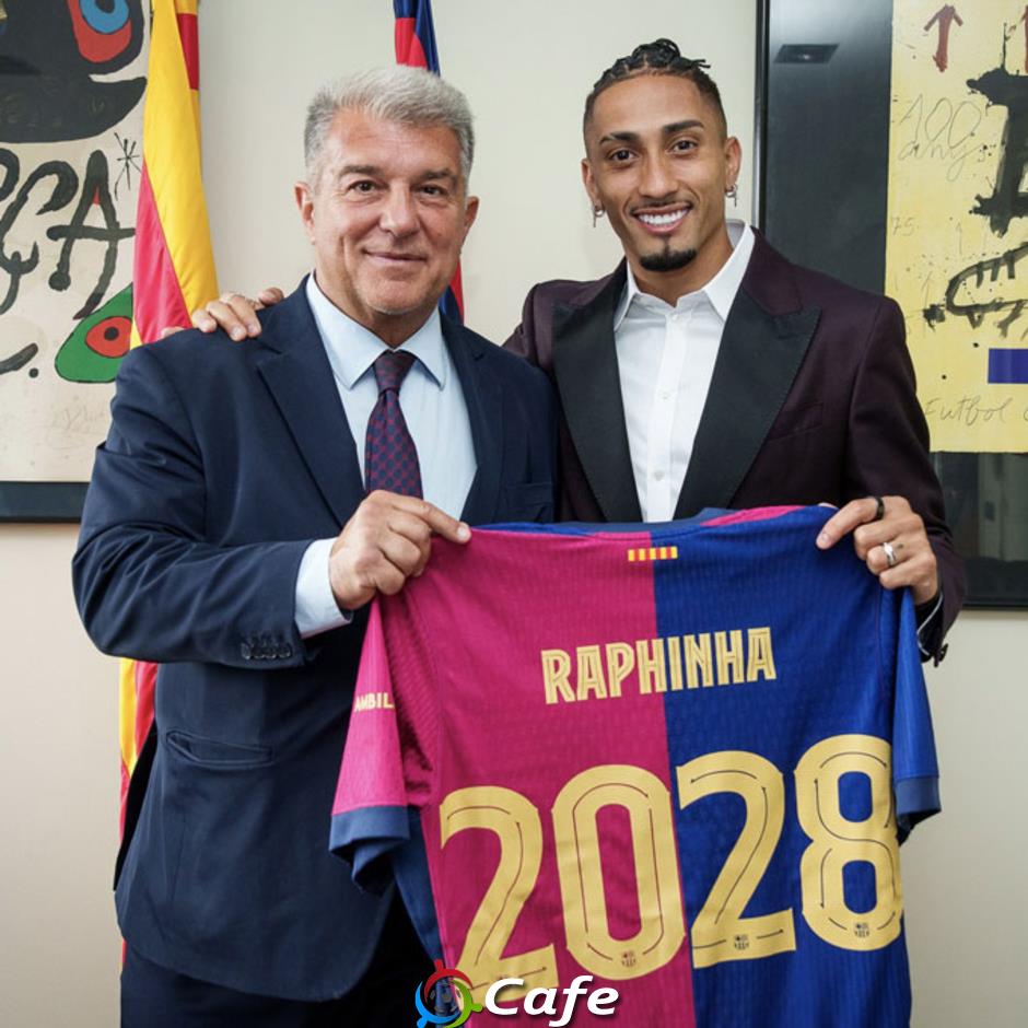 Raphinha gia hạn hợp đồng với Barca đến năm 2028