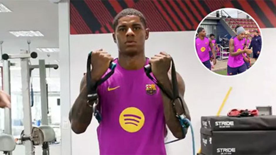 Rashford gây choáng ngợp ở buổi tập của Barca, được gọi là 