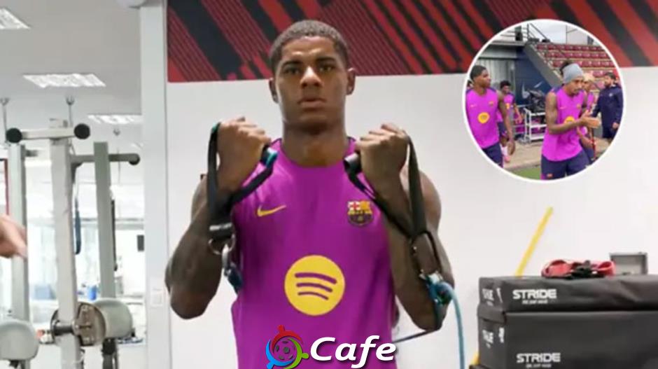 Rashford gây choáng ngợp ở buổi tập của Barca, được gọi là 'quái thú'