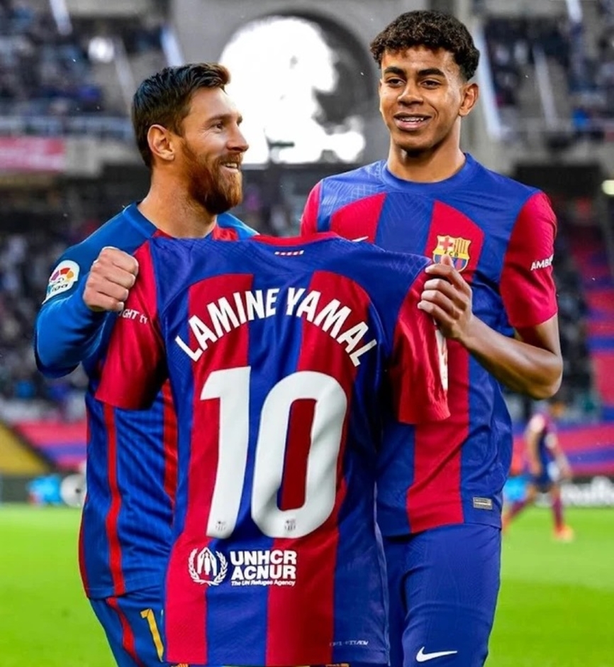 Rivaldo tin Yamal sẽ kế thừa áo số 10 của Messi