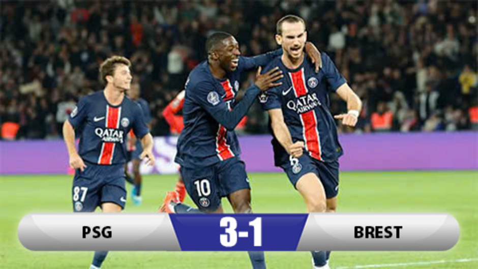 Kết quả PSG 3-1 Brest: Tiếp đà thăng hoa