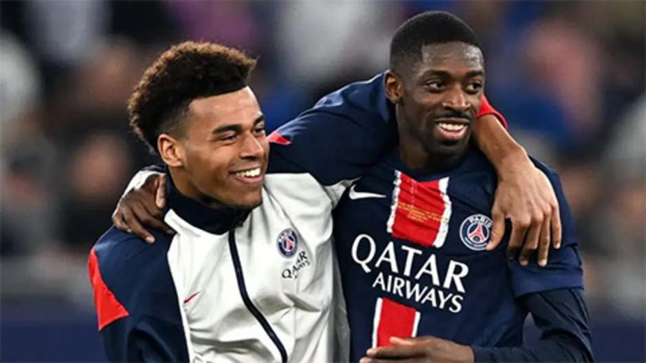 PSG gặp tổn thất nặng với Dembele và Doue