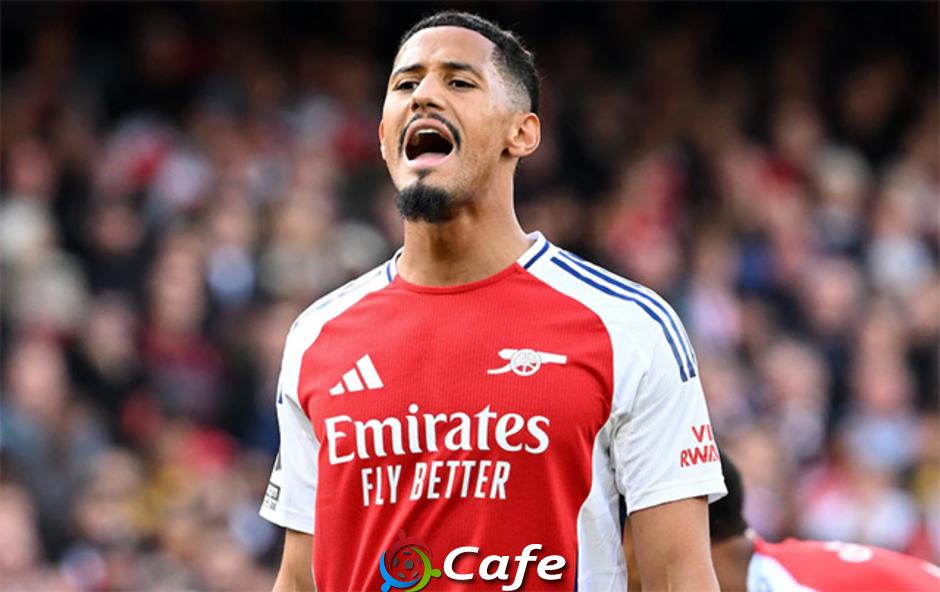 Arsenal méo mặt vì chấn thương của Saliba