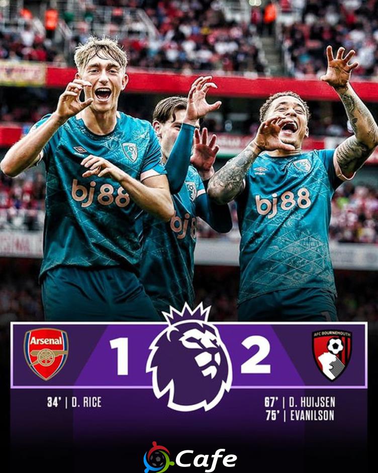 Bournemouth thắng Arsenal mở ra kịch bản chưa từng có trong lịch sử Premier League