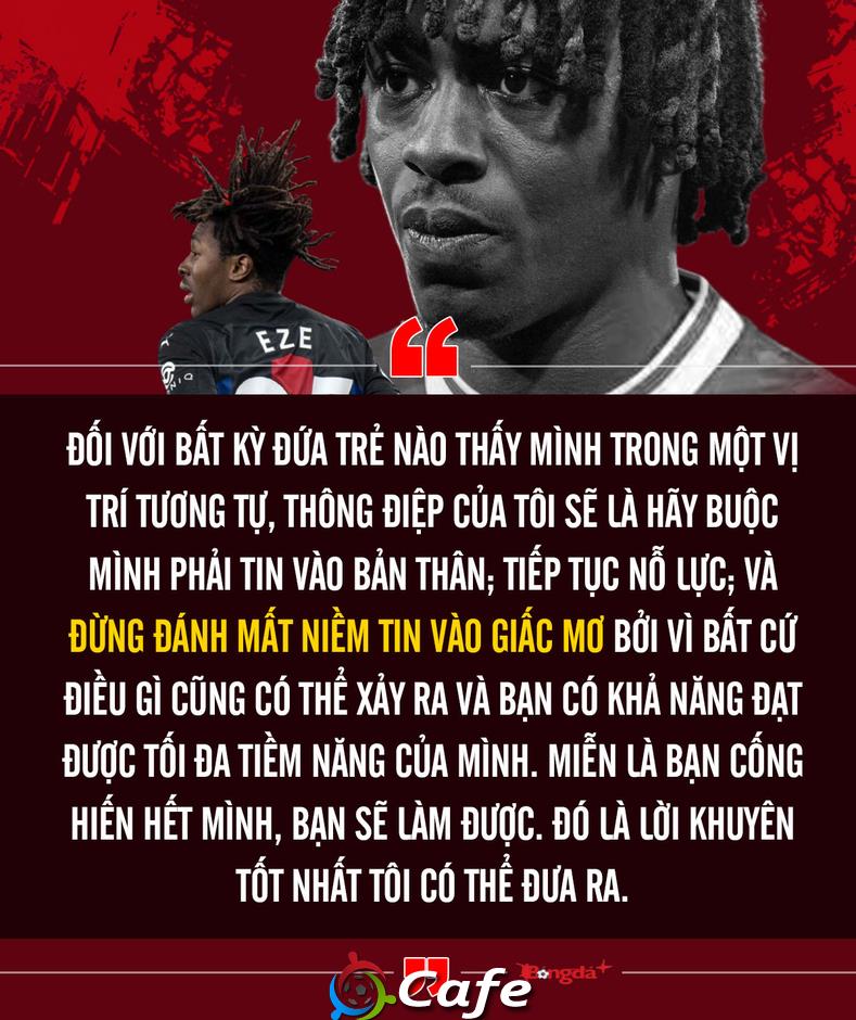 Eberechi Eze và vòng tròn ly kỳ để trở lại Arsenal Eberechi Eze và vòng tròn ly kỳ để trở lại Arsenal