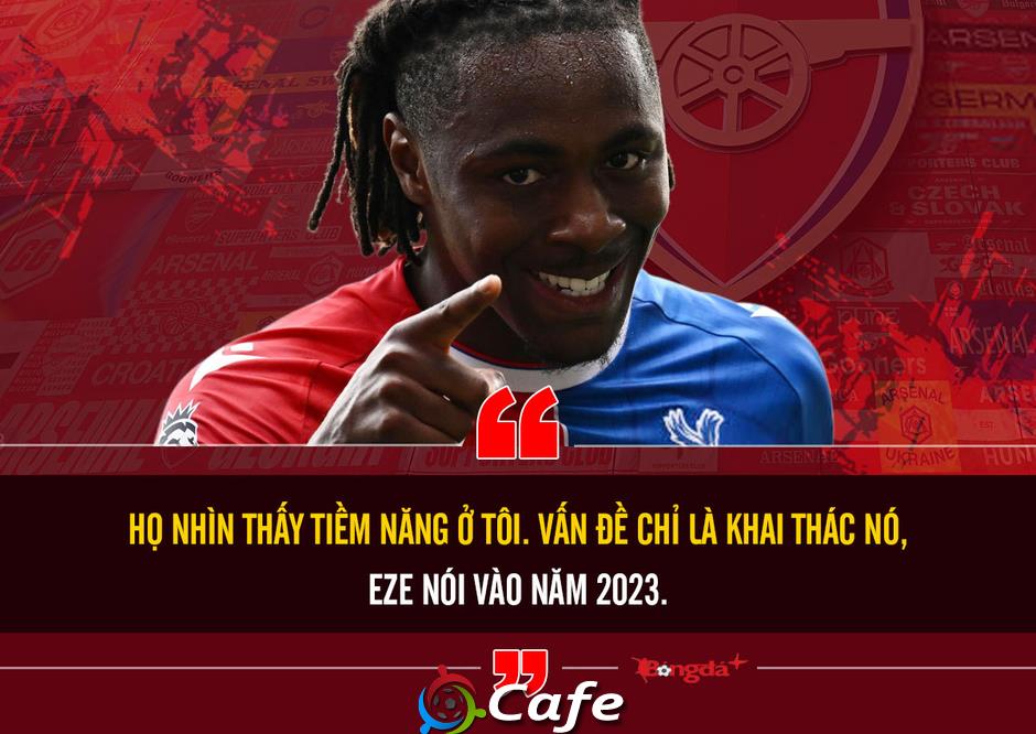 Eberechi Eze và vòng tròn ly kỳ để trở lại Arsenal Eberechi Eze và vòng tròn ly kỳ để trở lại Arsenal