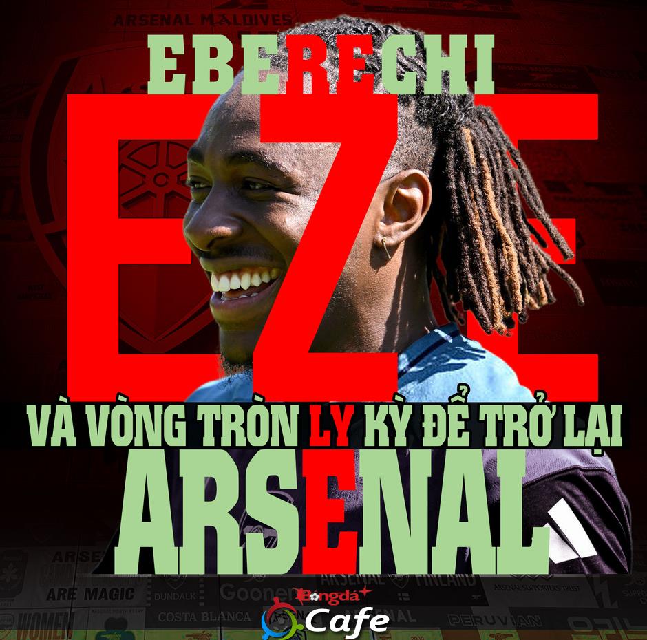 Eberechi Eze và vòng tròn ly kỳ để trở lại Arsenal Eberechi Eze và vòng tròn ly kỳ để trở lại Arsenal