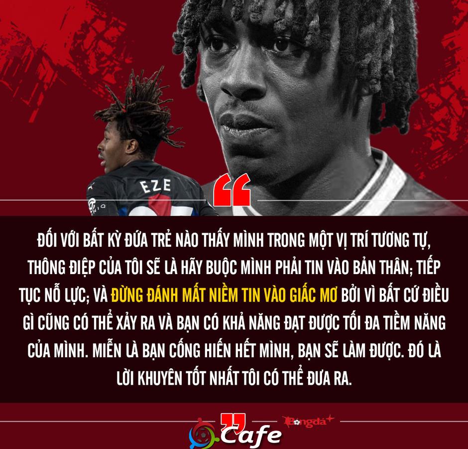 Eberechi Eze và vòng tròn ly kỳ để trở lại Arsenal Eberechi Eze và vòng tròn ly kỳ để trở lại Arsenal