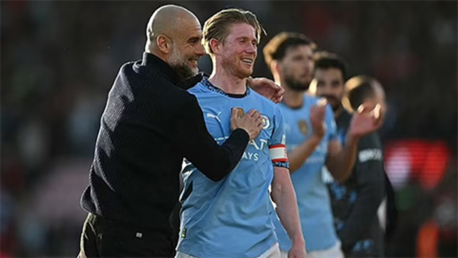 Guardiola dành lời có cánh cho De Bruyne