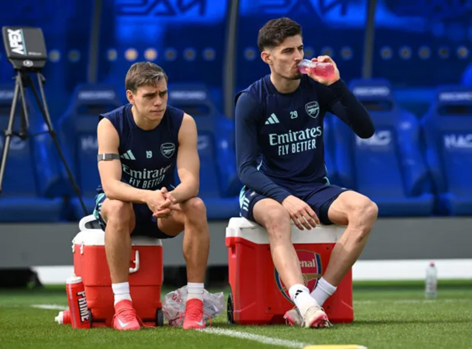 Havertz chấn thương, Arsenal mất sạch tiền đạo