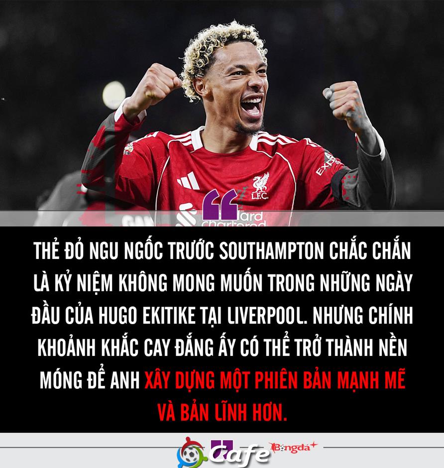Hugo Ekitike: Từ đứa trẻ núp sau lưng Messi thành chủ công của Liverpool